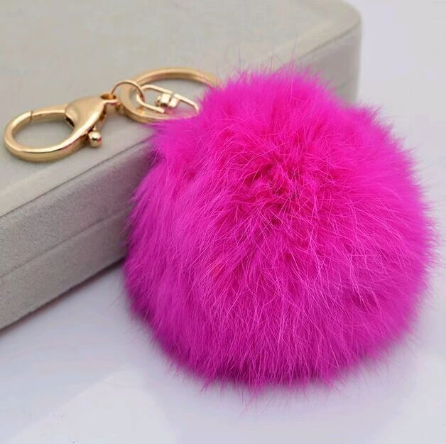 Металлический пуховый шар, модный подвес, брелок, Aliexpress, handmade, 8см