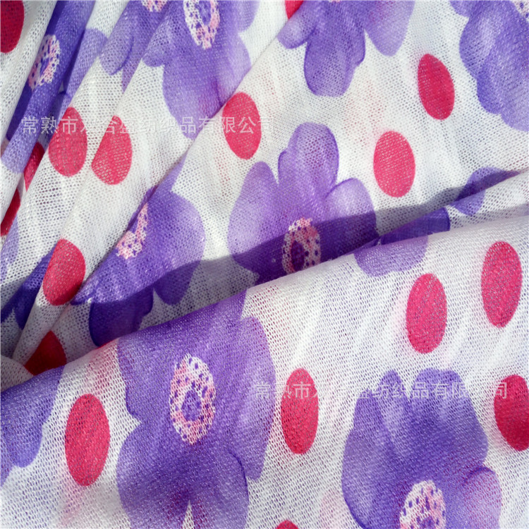 竹节纹单面平纹针织面料 竹节汗布T恤 女装童装面料