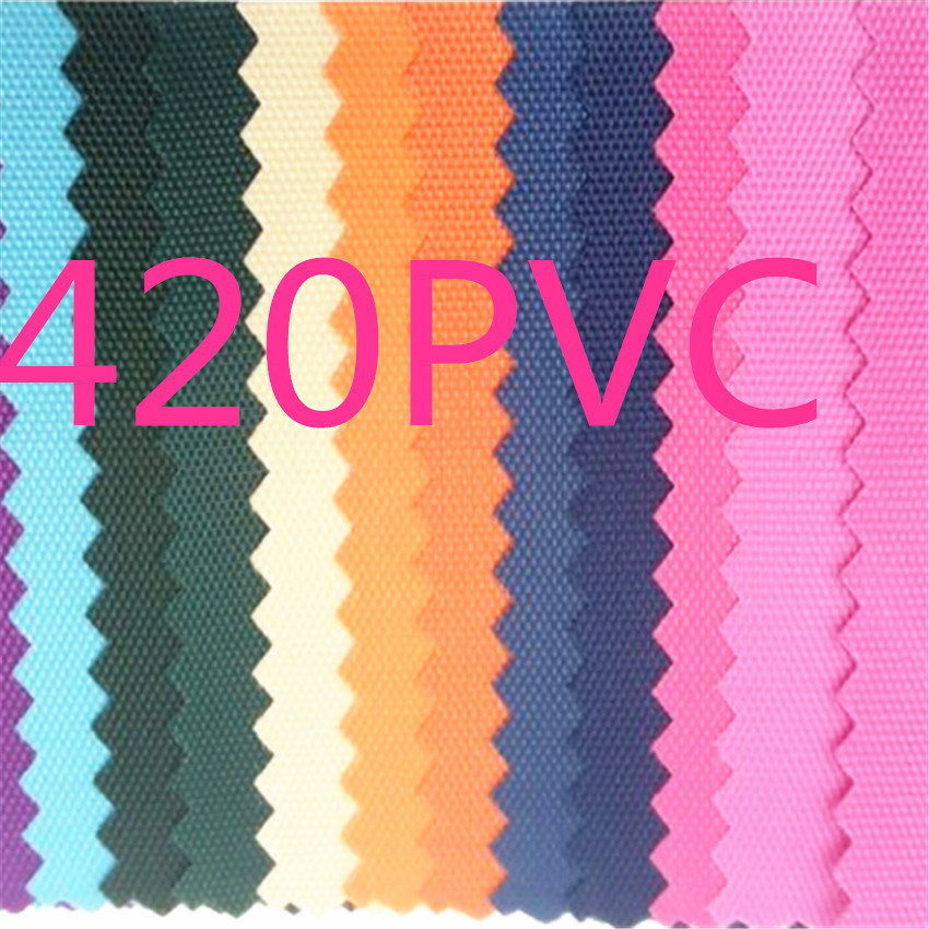 现货供应420D尼龙面料420PVC尼龙布尼龙420D钻纹底PVC尼丝纺布料