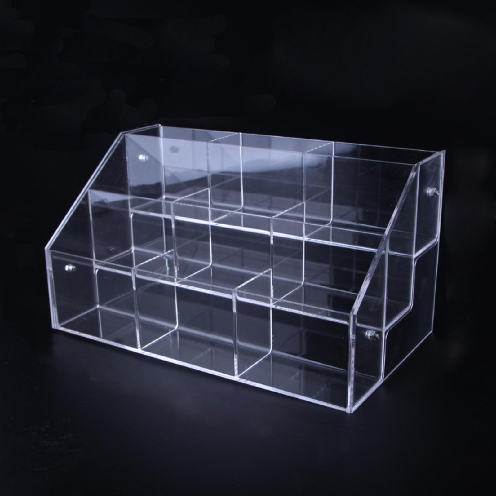 定做笔架透明亚克力笔架文具店笔架陈列展示收纳盒化妆品笔架