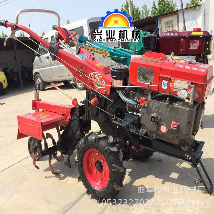 小型柴油水冷手扶拖拉机 101柴油犁地机