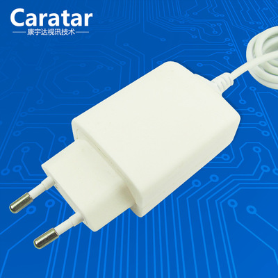 厂家直销 5V3A手机充电电源适配器 usb接口欧规美规带线充电头