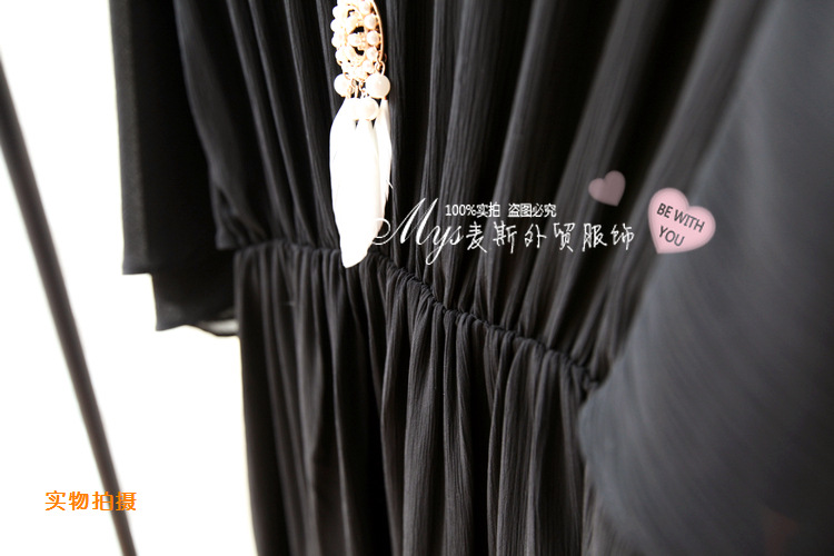 【女神連衣裙OP】韓版*超垂墜感~超長裙飛袖設計