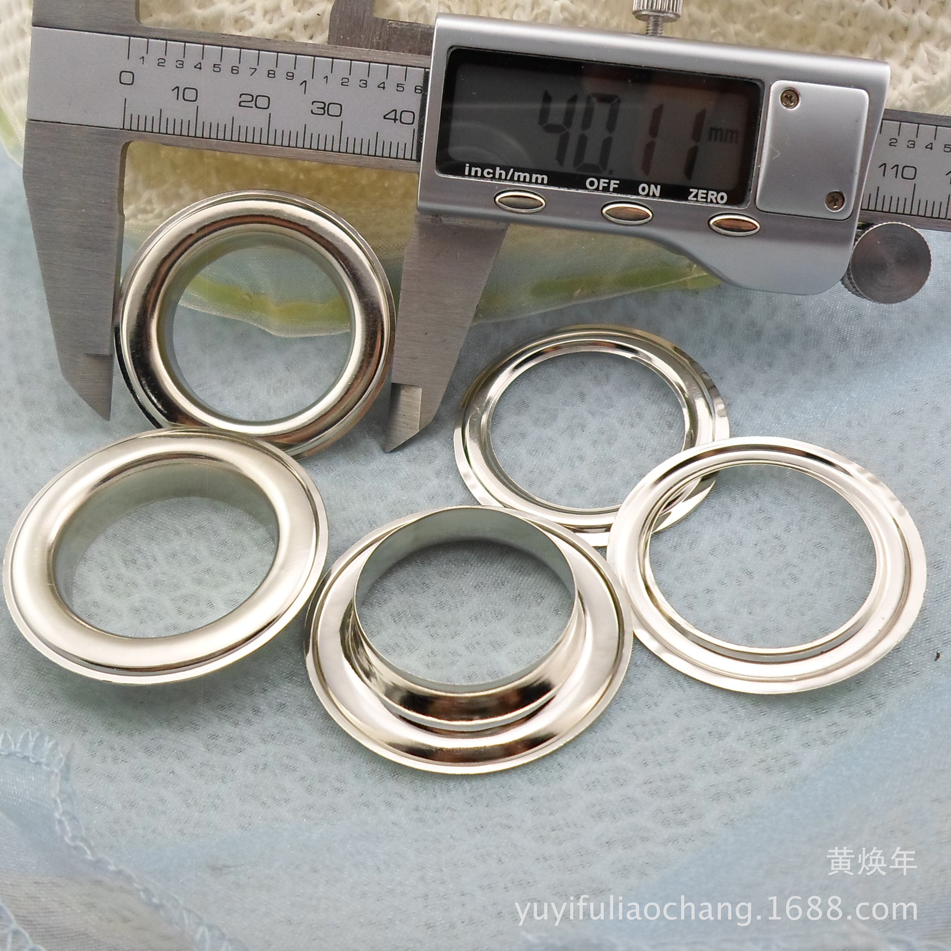 （铜）36#压边鸡眼（外40×内26MM）包帽子衣服大号凤眼气眼圆扣