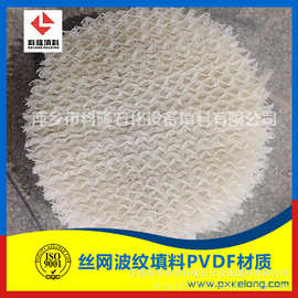 聚丙烯PP丝网波纹填料 PVDF塑料丝网波纹填料的价格及图片