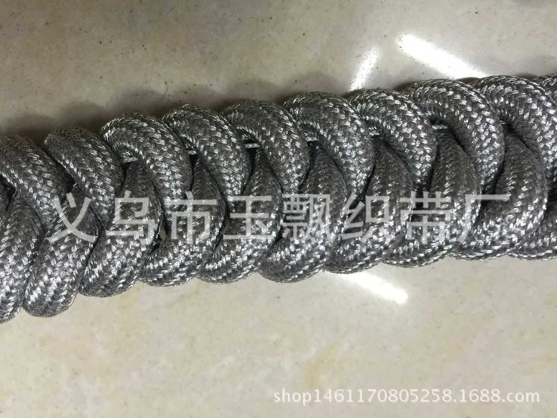 哨绳辫子 精神带厂家直销 绶带来样定进出口各类军用服装肩绶带