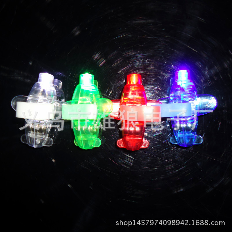 Novelty/fun Luminous Airplane Finger Light/laser Light Children's Small Toys Wholesale Gift