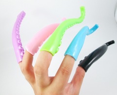 Newly Launched Unique Octopus Tentacle Finger Puppets Storytelling Mini Finger Gloves Prank Toys for Export Wholesale
