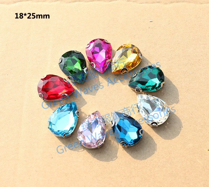 Стеклянные сандалии, шляпа, украшения, размер 18×25 мм
