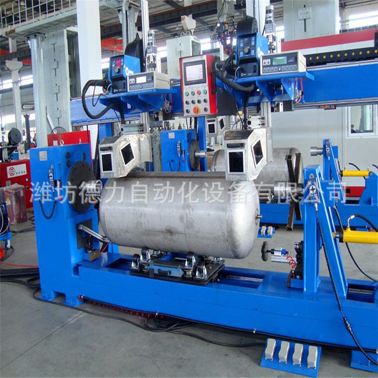 厚不锈钢化工桶罐制药设备环缝直缝焊双枪焊环直一体自动焊