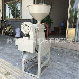 马山县稻谷剥壳机 鸿祺小米磨米机图片 新式碾米机