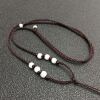 Glossy necklace cord from pearl, beads, accessory, strap, wholesale