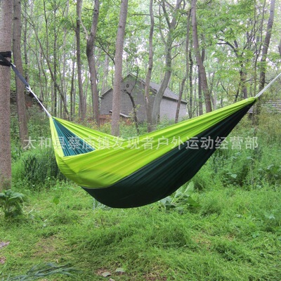 Single Parachute cloth Hammock Ultralight ultrathin ventilation Hammock Carry Super small Hammock nylon Hammock wholesale