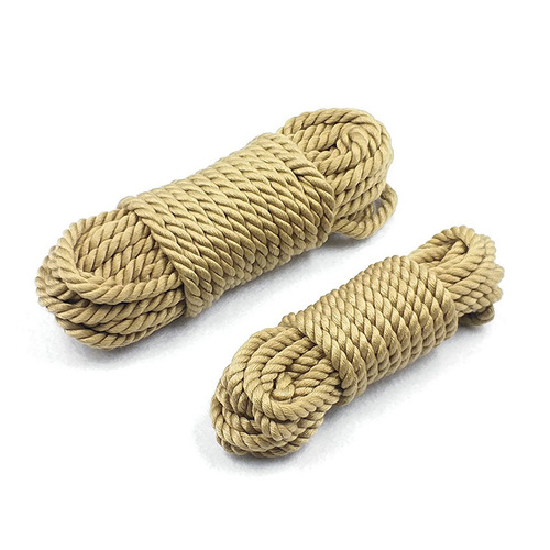 SM sex and love toys, male and female training equipment, binding and bondage, 10 meters imitation hemp rope, flirting rope, art turtle binding rope