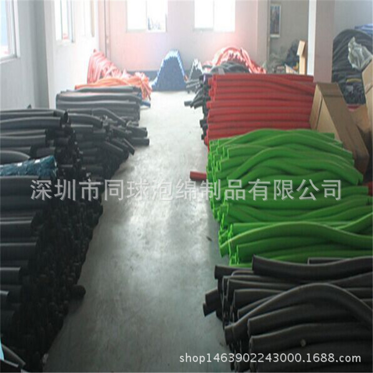 耐撕型彩色泡绵管NBR橡塑发泡海绵空调保温管同球