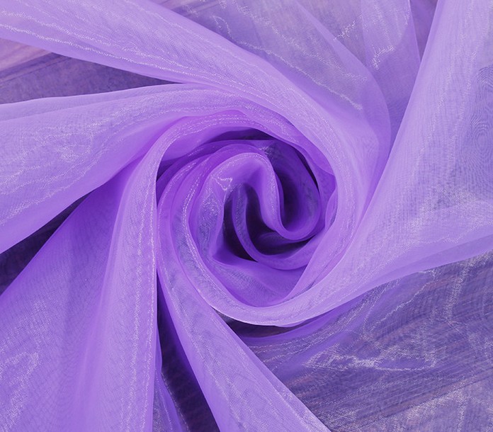 加密欧根纱无光纱婚纱服装面料 100%涤纶平纹 时装婚纱汉服面料