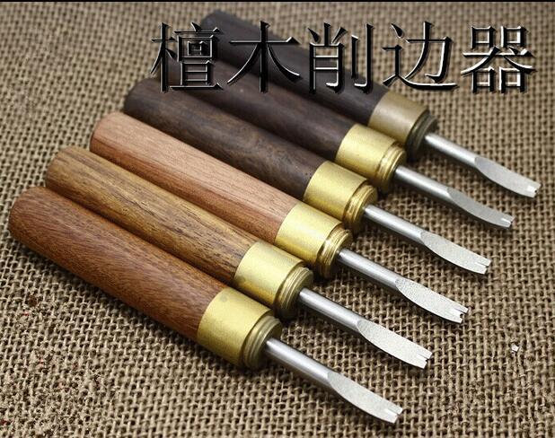 手工DIY皮革工具修边器木柄削边器压边器手工皮具专用工具