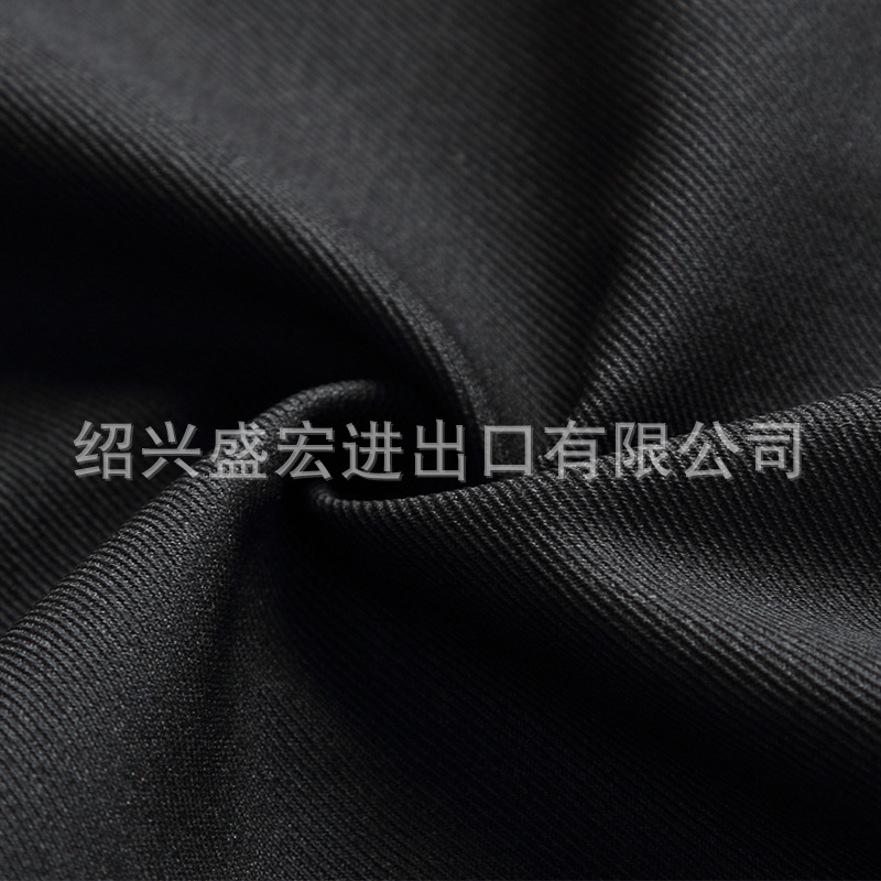 现货供应  蓝灰双面厚哔叽  斜纹 梭织 T/R西装面料 制服标志服