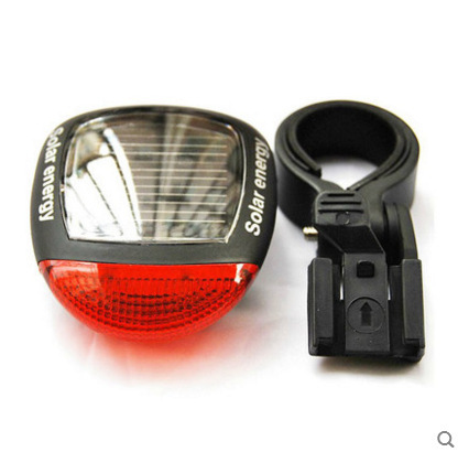Solar bicycle taillight, night riding warning light, flashing mountain bike taillight, dead-fly bicycle equipment accessories light