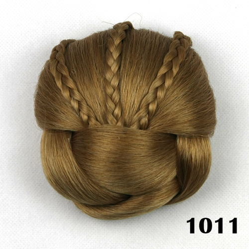 AliExpress Supply New Hair Bags High Temperature Wire Braids Ladies Bun Wigs Wholesale
