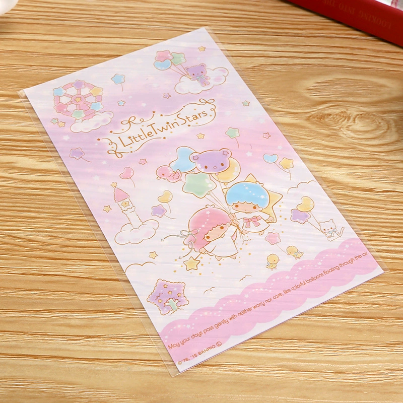 [Спецпредложение] Sanrio Gemini закуска подарок хранение прозрачная подарочная сумка многоразового использования водостойкая с несколькими входами
