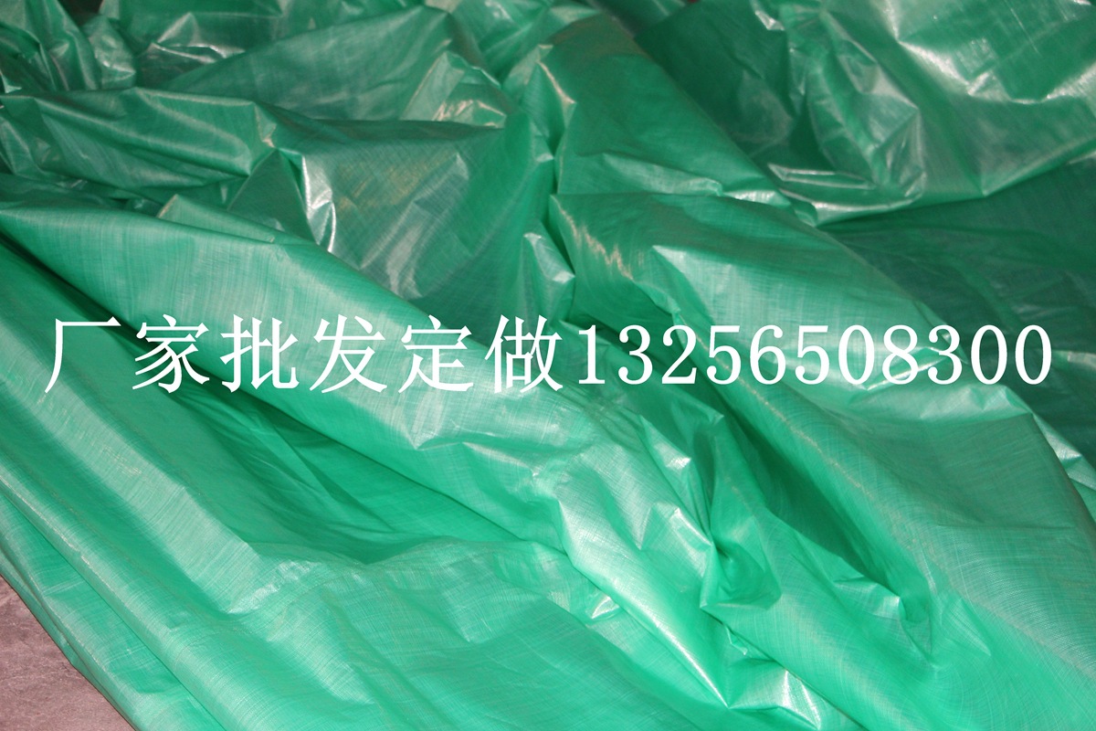 全新双绿篷布 厂家供货大货车篷布批发 遮盖防雨防水防风防寒