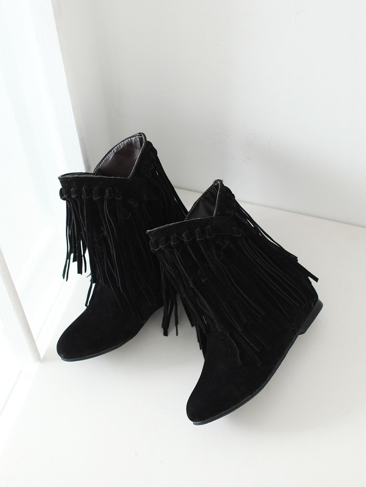 Bottes femme en PU artificiel - Ref 3355230 Image 24