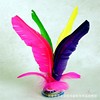 Wholesale Gravine Color Color Ball Sales Chicken Mao Boles 22 cm Color 4 Battle Children's Fitness Entertainment