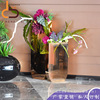 Stainless steel electroplated metal large flower device simple home decoration landing foot feet