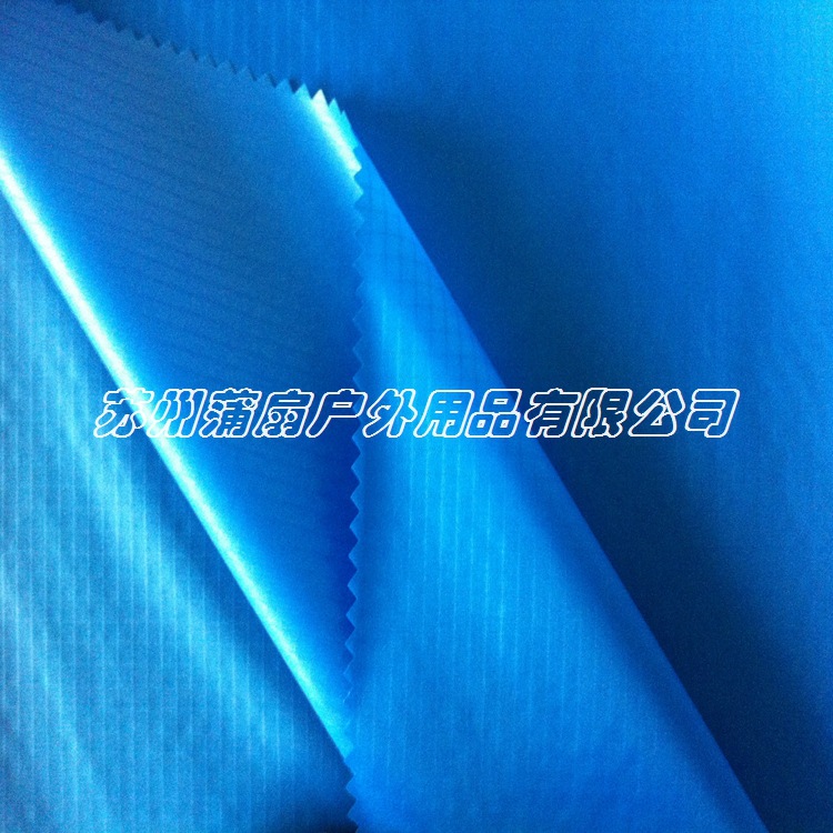 供应帐篷雨衣防水袋硅油面料 40D 尼龙格子PU/Silicone 5,000mm