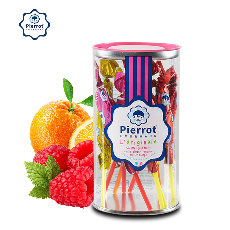 法国倍乐果进口棒棒糖157g创意水果味糖果休闲零食批发商超热卖|ms