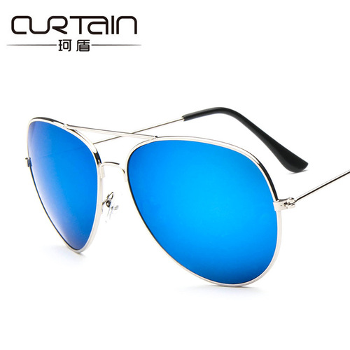 Reflective film sunglasses, retro colorful sunglasses 3025, trendy sunglasses 3026