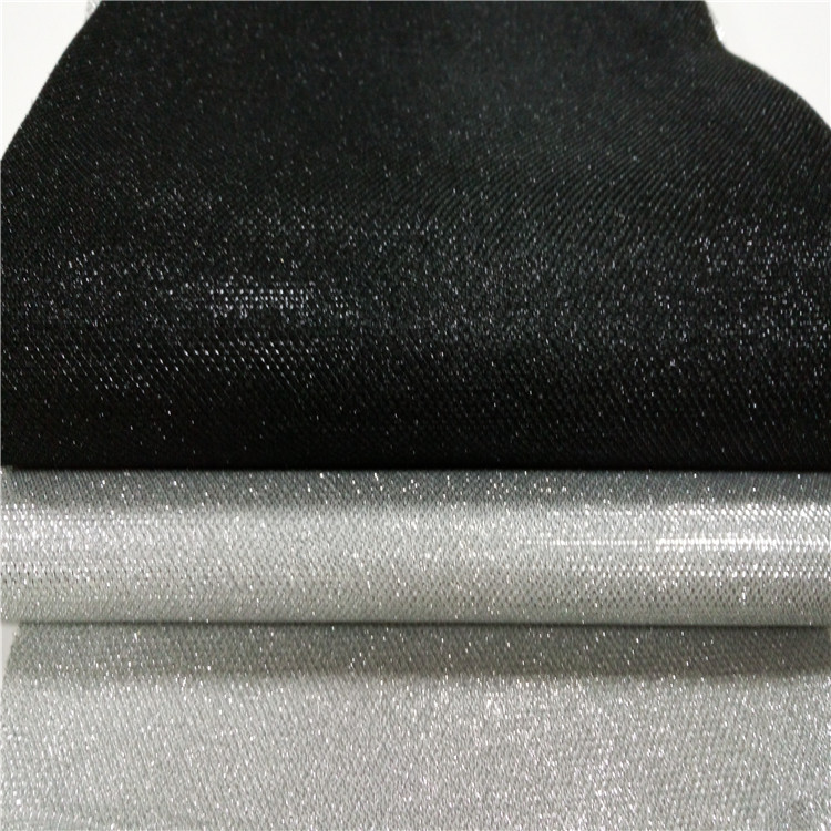 义乌厂家撒粉金葱亮丝网布   金葱格利特皮革   特殊鞋材面料