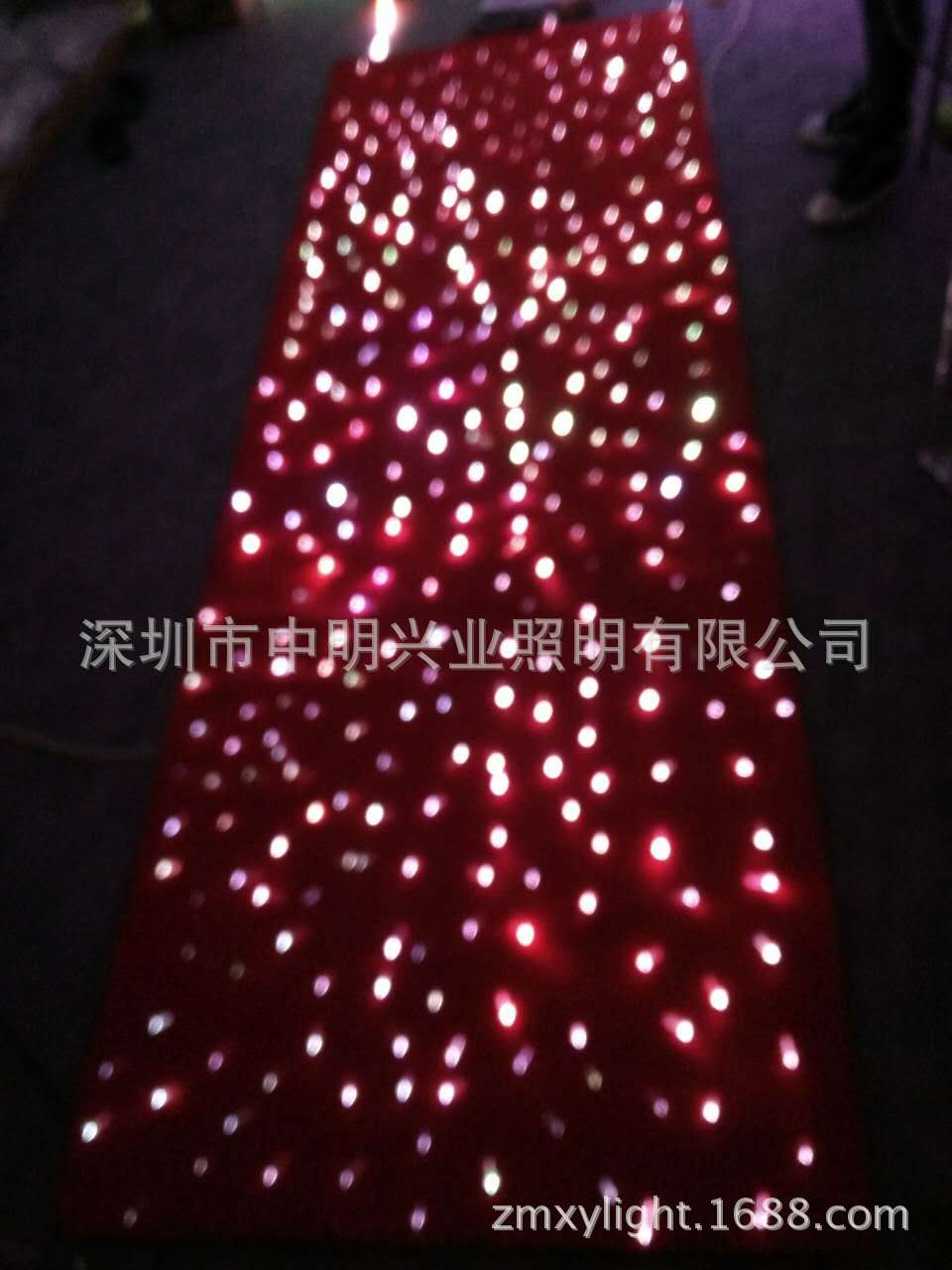 展厅酒店大堂地毯光纤灯电梯楼梯走道客厅发光地毯KTV包间 星星灯-阿里巴巴