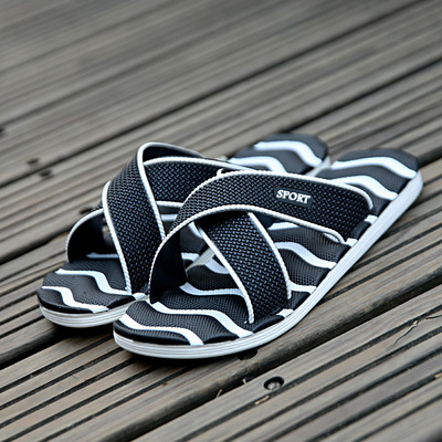 Spring and summer new pattern one word slipper man slipper EVA Home Furnishing indoor Shower Room slipper Large Travel? slipper 4647