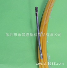 金黃色進口彈簧膠電工穿線器電線網線穿管器光纖線槽引線器束緊器