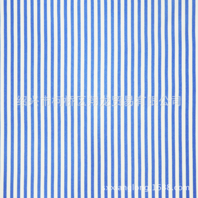 【翔龙印花 XL6915】爆款清新韩风简约细密条纹女装花瑶面料