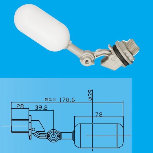 Small humidifier float valve 4 points micro/ice maker float valve/small water tank float valve/adjustable