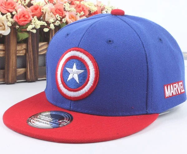 Детская бейсболка, корейский стиль Captain America, унисекс 50–54 см (3–6 лет)