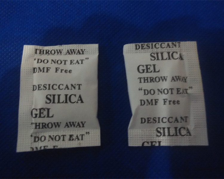 2克硅胶干燥剂，“DMF FREE”版面环保防潮珠，优质小包装干燥剂