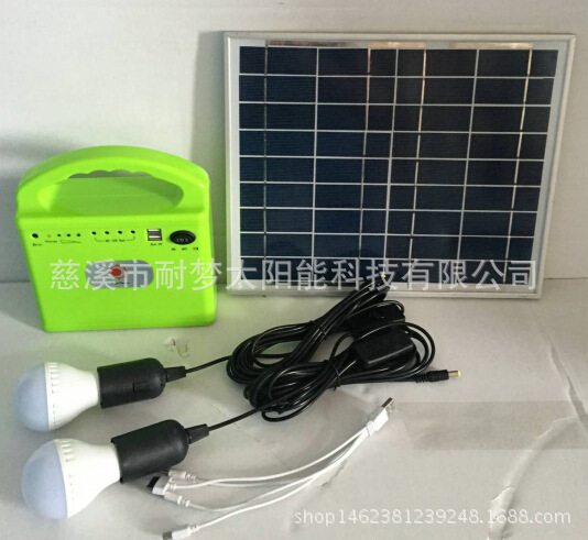 太阳能发电系统 太阳能非洲难民发电系统 便携式发电系统 小系统