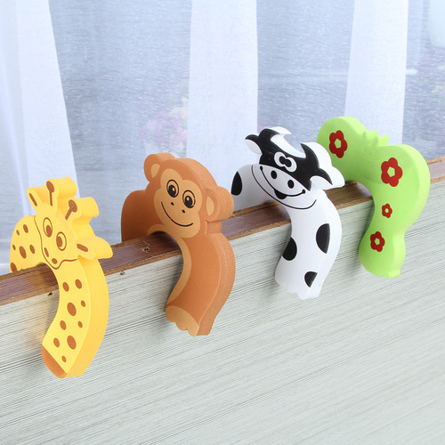 Factory direct supply of baby door card, cartoon creative windproof and anti-pinching door plug, baby blocking door plug