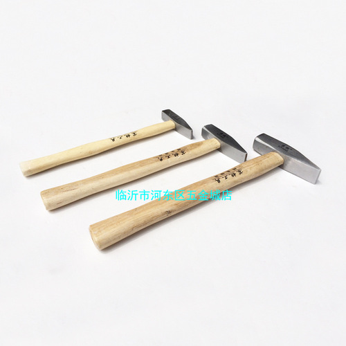 Manufacturer supplies fitter hammer wooden handle 100/200/300g/500g hammer hammer reinforced nail hammer Linyi hammer