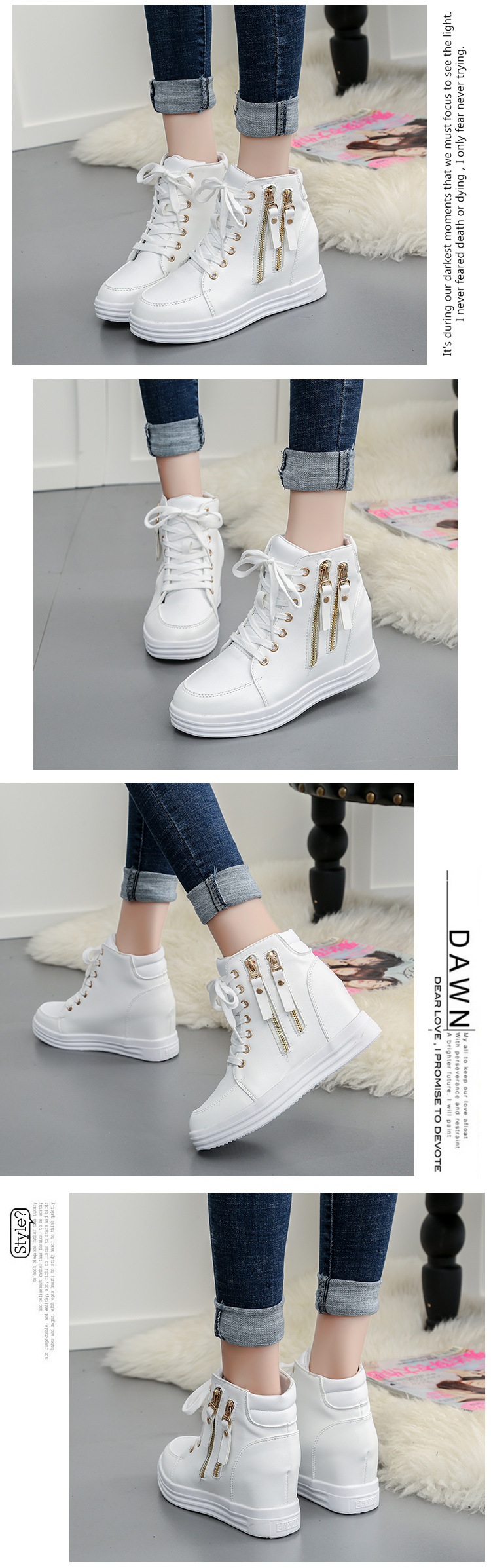 Bottes femme WU GUZHEN en PU artificiel - Ref 3354915 Image 23