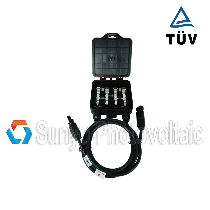 光伏接线盒太阳能户外接线防水盒接线盒防水接线盒配电组件电缆