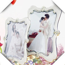 歐式古典相框珍珠鑲邊創意相框影樓婚紗照擺台相框照片牆相架