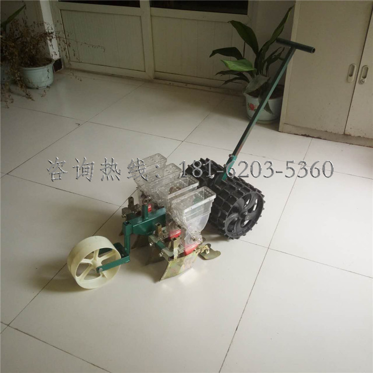 人力四行播种机价格 手提式播种机 菠菜精播机