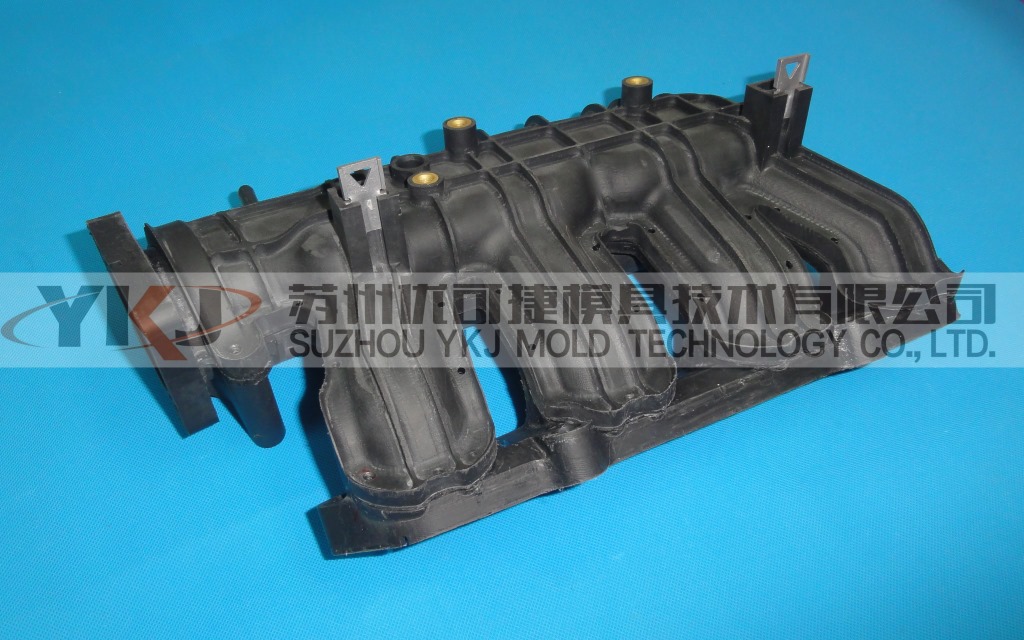 进气歧管快速样件，进气歧管快速成型，尼龙66含纤样件CNC加工