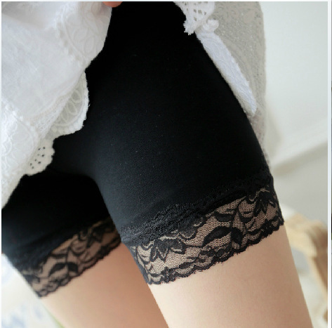 Outer wear leggings spring and summer women's thin lace shorts women's new safety pants anti-exposure three-quarter pants women