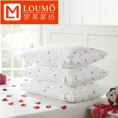 廠家直銷精品柔軟舒適羽絲絨枕芯純棉加厚枕頭禮品批發壹件代發